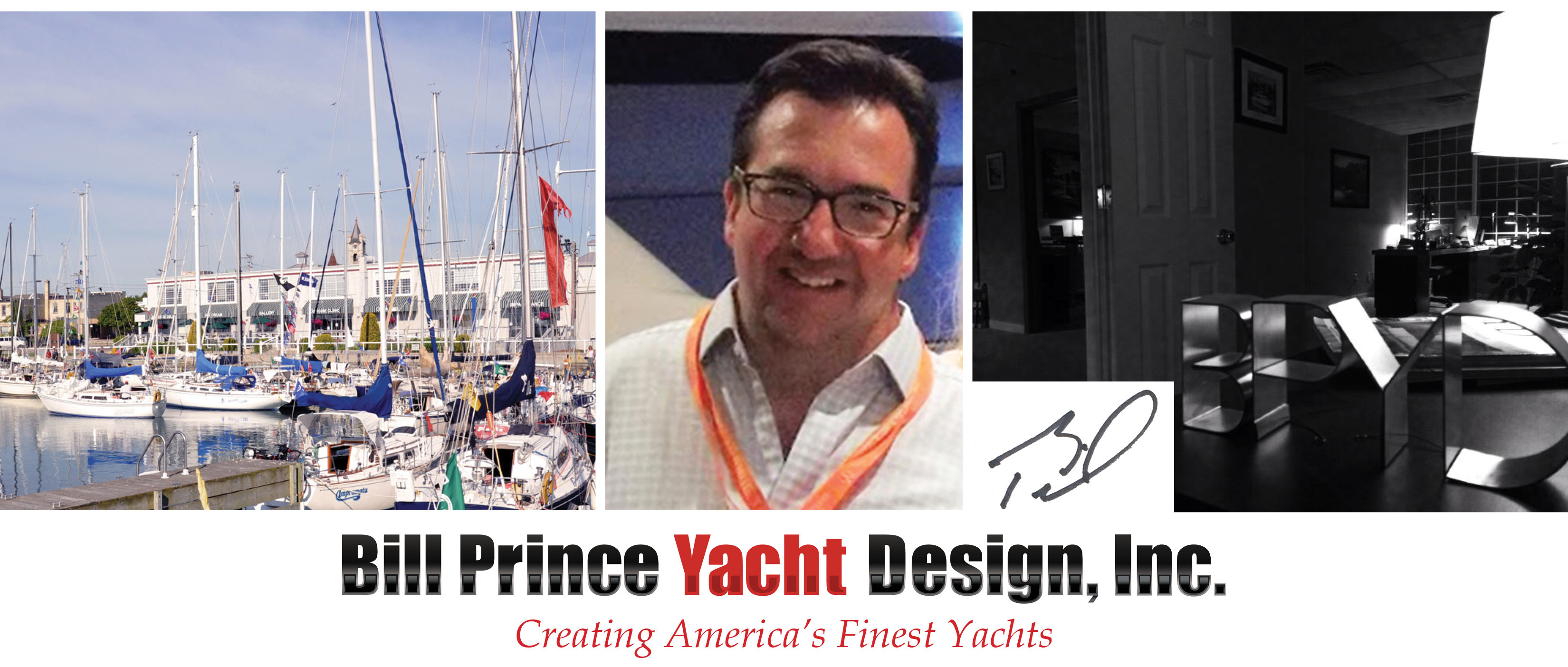 Bill Prince Yacht Design Collage